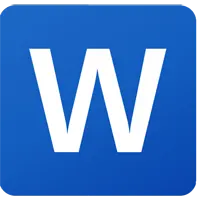 Logo formation Word